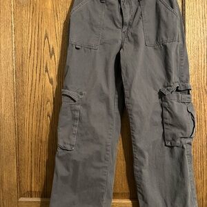 Women's Gray Cargo Pants